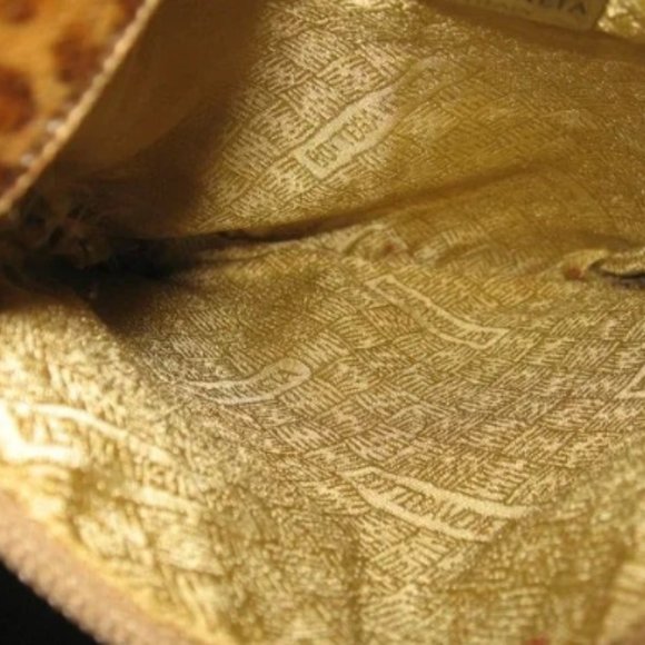 ❤️BOTTEGA VENETA Pony Fur Leopard Spotted Shoulder Bag Purse - Picture 6 of 7